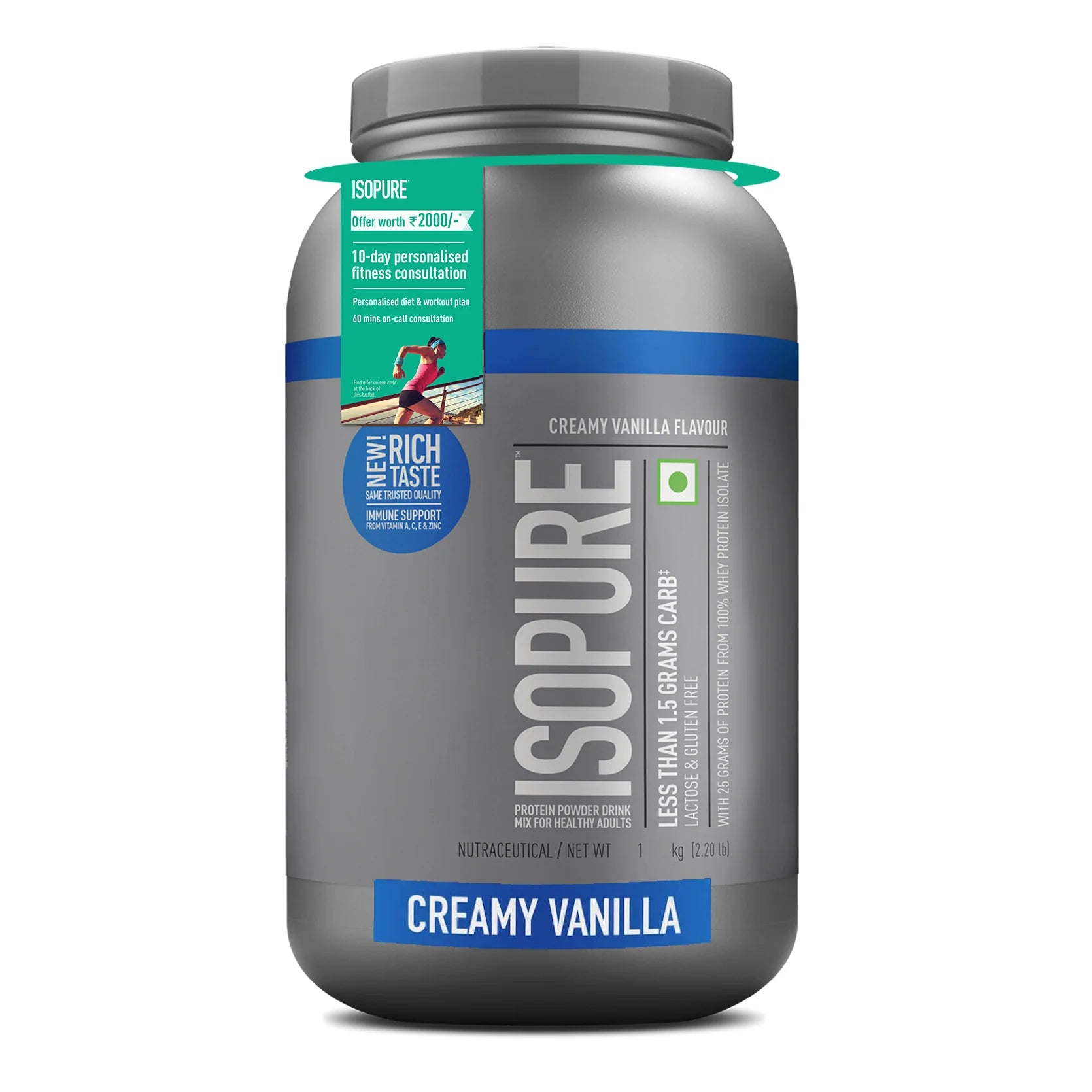 Isopure Zero Carb Whey Protein Isolate (3 lbs)