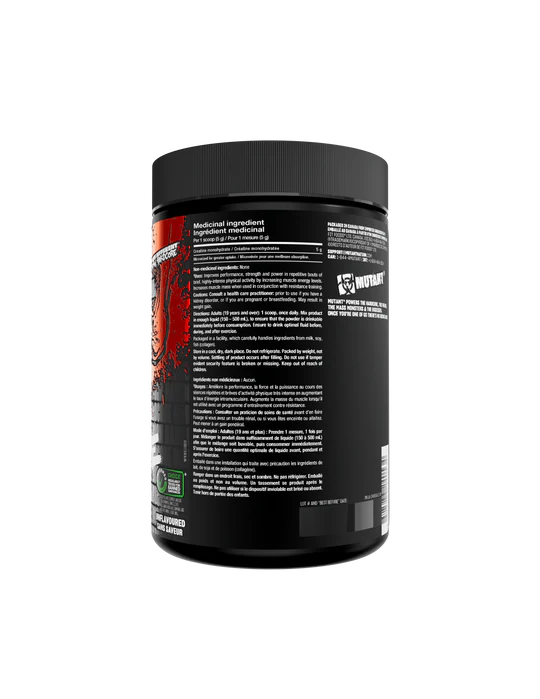 MUTANT Creatine Micronized Creatine Monohydrate Supplement