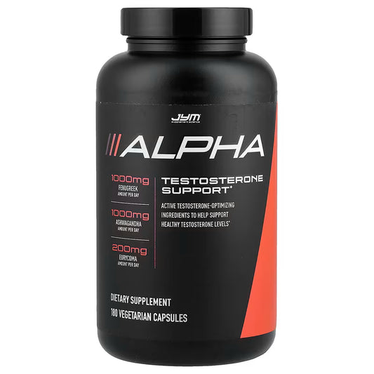 JYM Supplement Science Alpha JYM – Advanced Testosterone Support (180 Capsules)