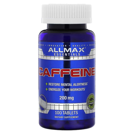 Allmax Caffeine 200mg Energy Tablets (100 Tablets)