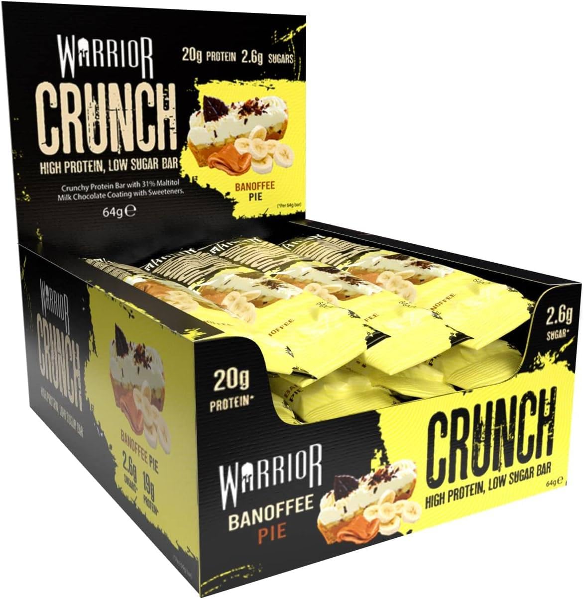 Warrior CRUNCH High Protein Bar (64g) $3.99 each