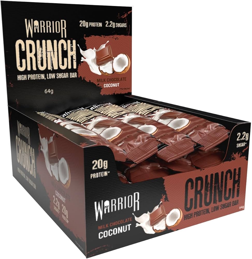 Warrior CRUNCH High Protein Bar (64g) $3.99 each