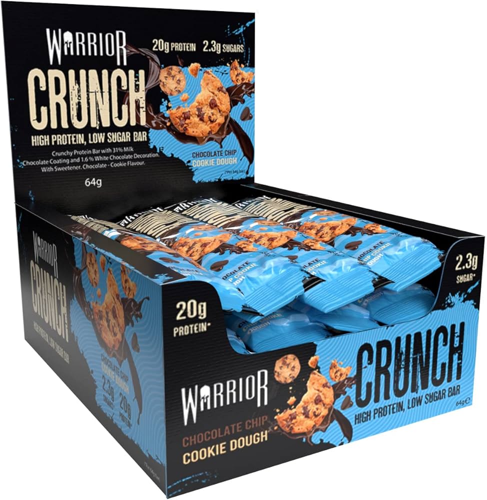 Warrior CRUNCH High Protein Bar (64g) $3.99 each