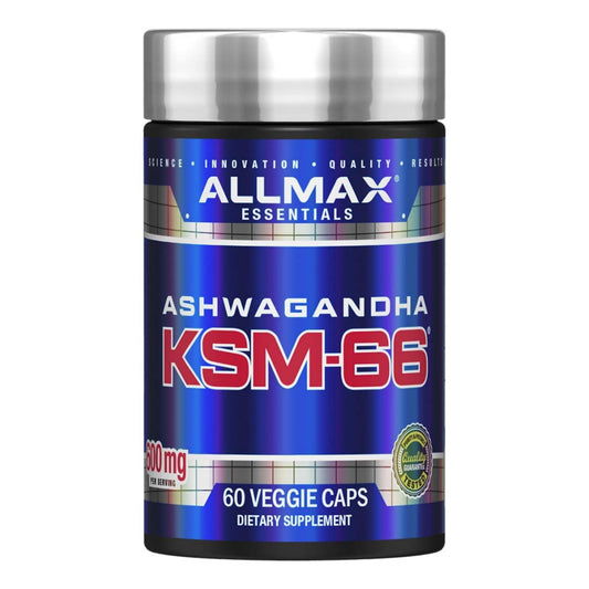 Allmax KSM-66 Ashwagandha Supplement (60 Capsules)