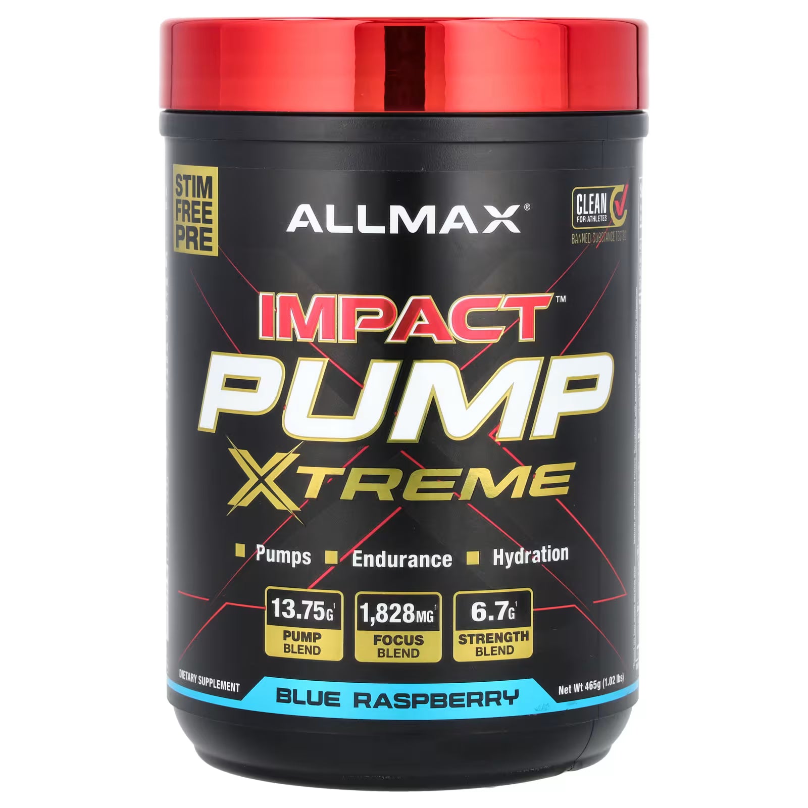Allmax Impact Pump Xtreme Pre-Workout Pump Formula (465 g)