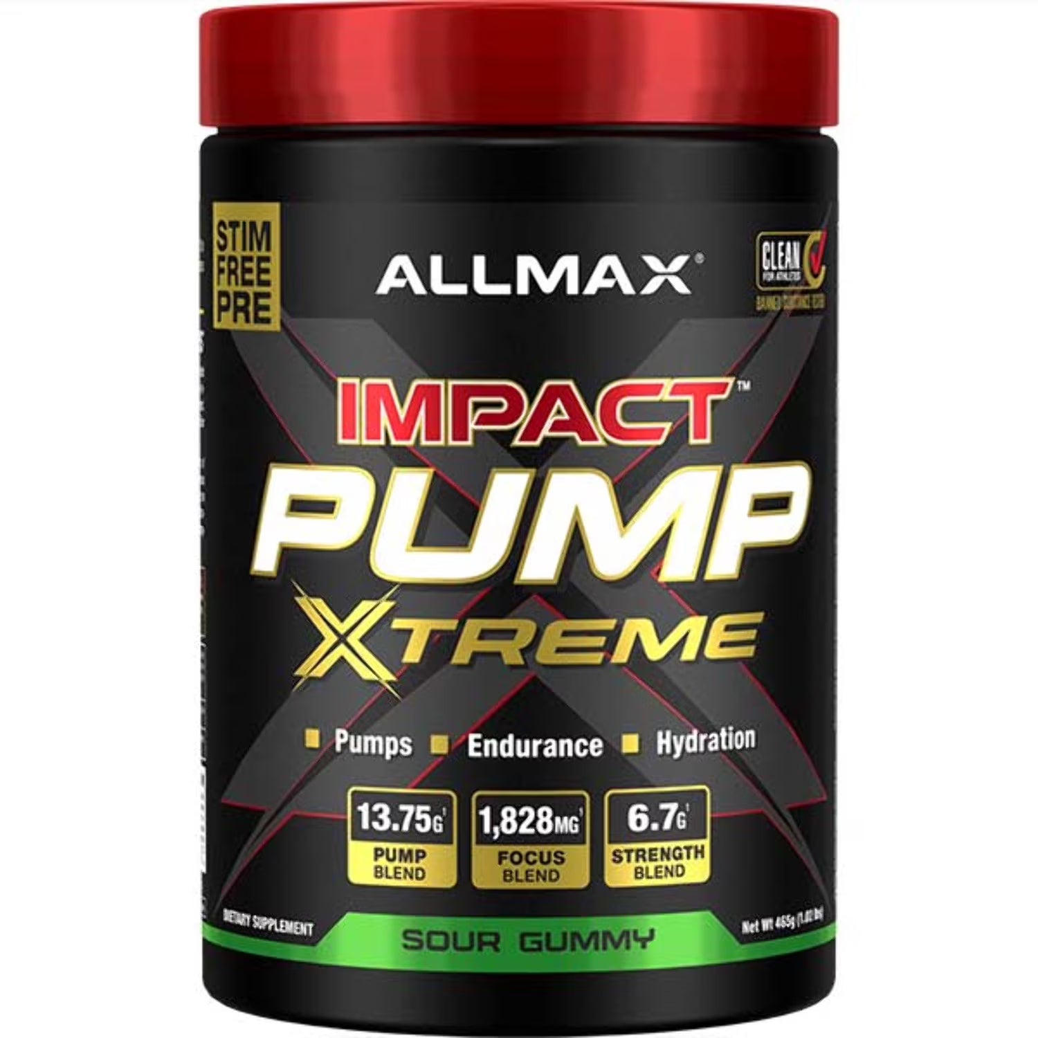 Allmax Impact Pump Xtreme Pre-Workout Pump Formula (465 g)
