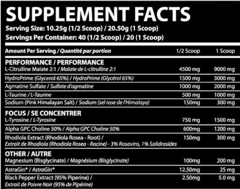 Pre-Workout (Stim-Free) - APE PUMP