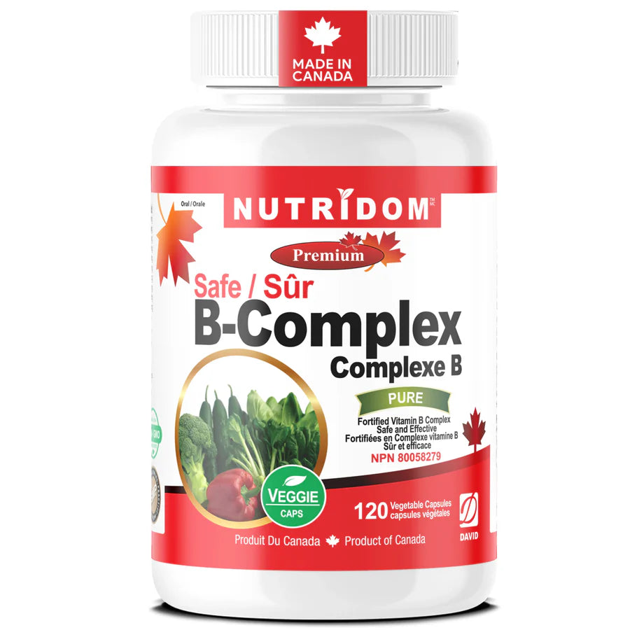B Complex Safe | Complete B Vitamin Formula | Energy and Vitality | 120