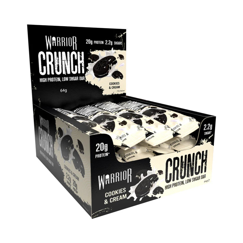 Warrior Crunch Bar 12 Bars Per Box