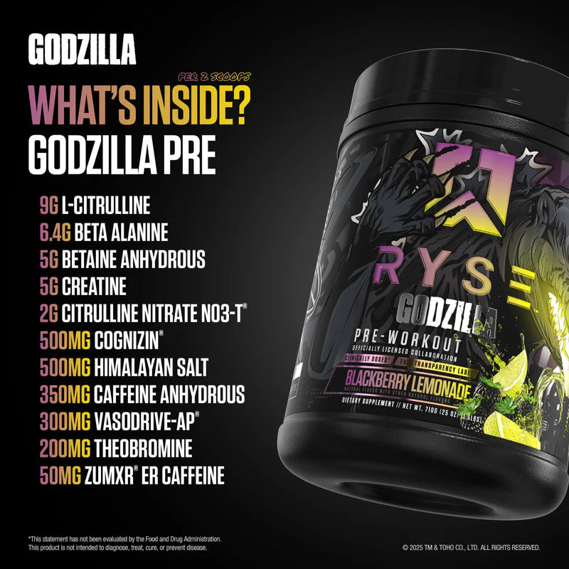 Ryse Godzilla Pre-Workout