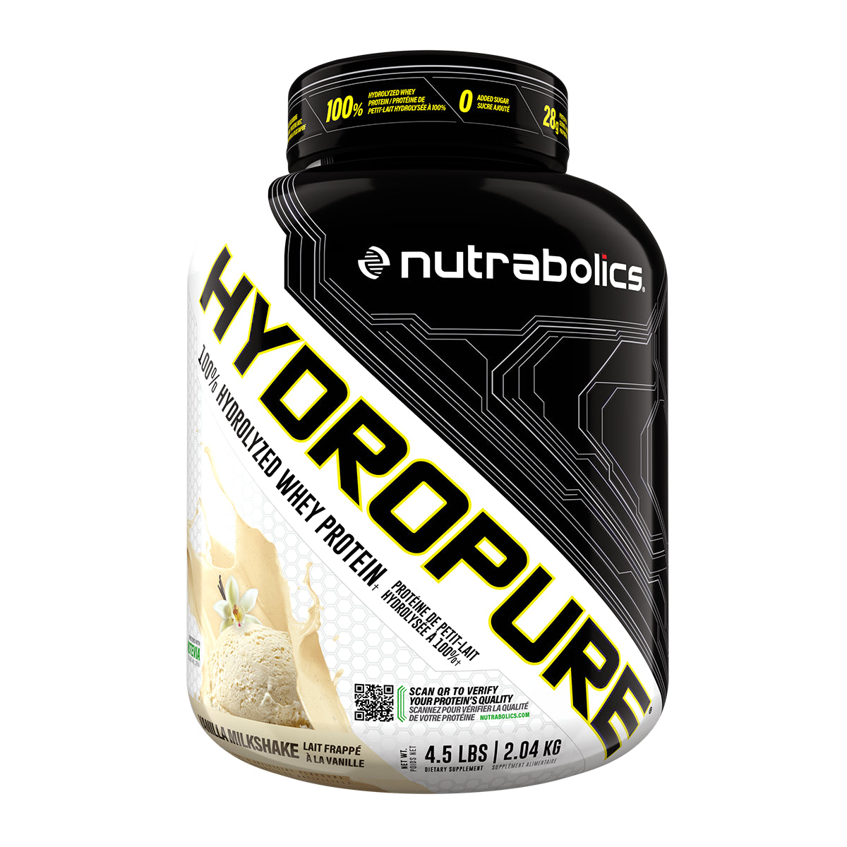 Nutrabolics HydroPure Hydrolyzed Whey Protein Isolate (4.5 lbs)