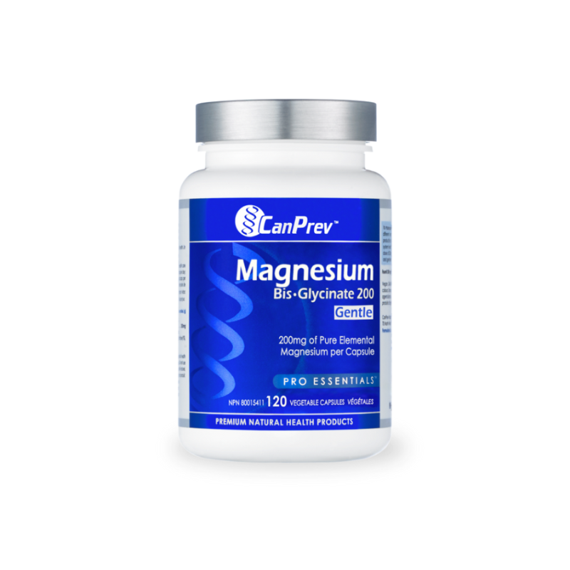 CanPrev Magnesium Bis-Glycinate 200 Gentle 120 V-Caps