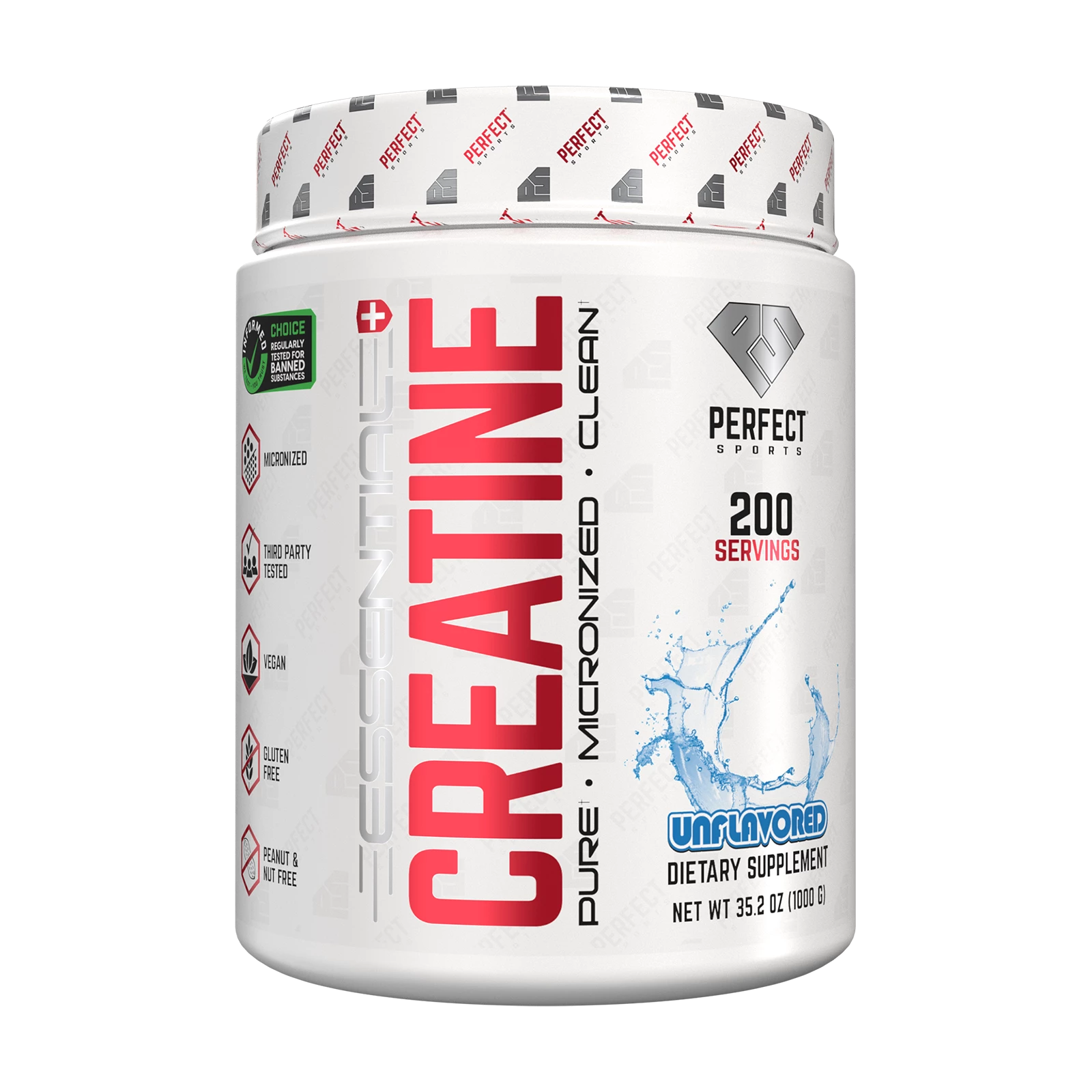 Pure Creatine Monohydrate 200 serv unflavored