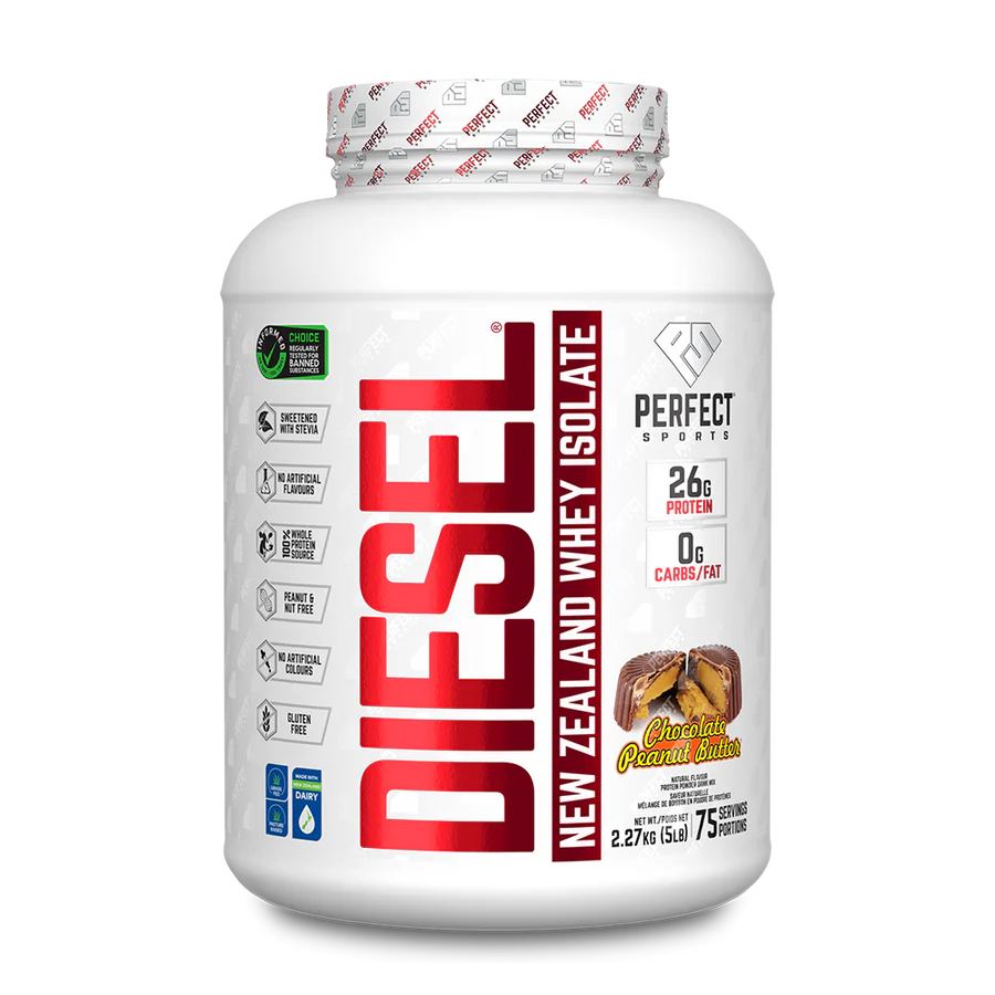 DIESEL 100% New Zealand Whey Isolate, Grass-Fed & Pasture Raised - Milk Chocolate 5lb